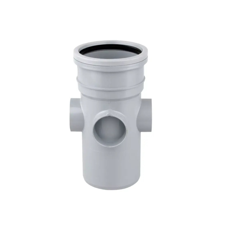 110mm OsmaSoil Ring Seal Bossed Pipe – Wavin (Grey) – 4S589G
