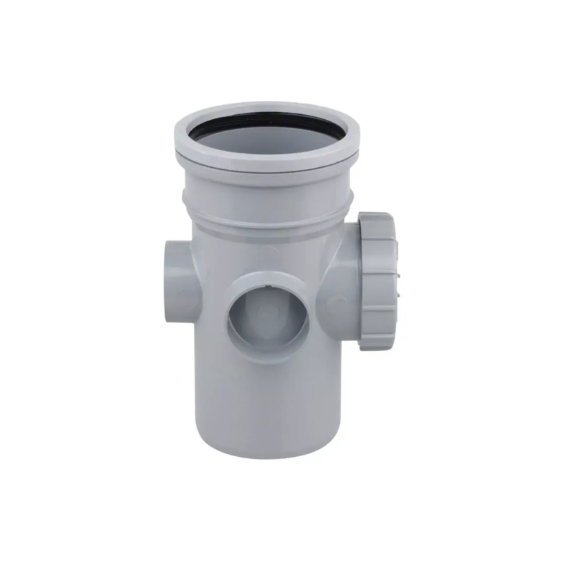 110mm OsmaSoil Single Socket Access Pipe – Wavin (Grey) – 4S274G