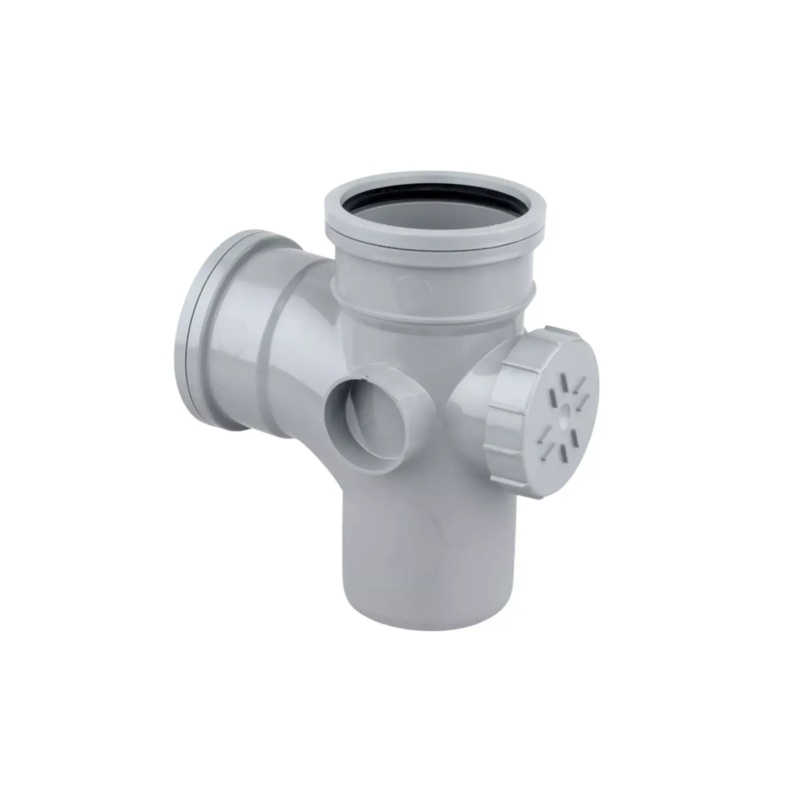 110mm x 87.5 OsmaSoil S/S Access Branch – Wavin (Grey) – 4S502G