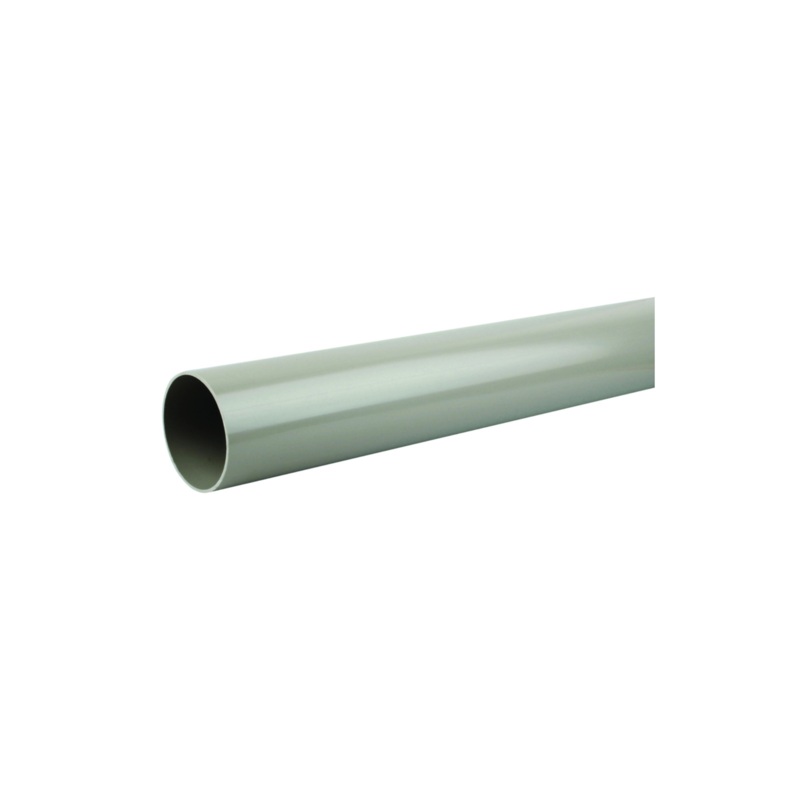 160mm x 4m Osma Soil Plain Ended Pipe – Wavin (Olive) – 6S074E