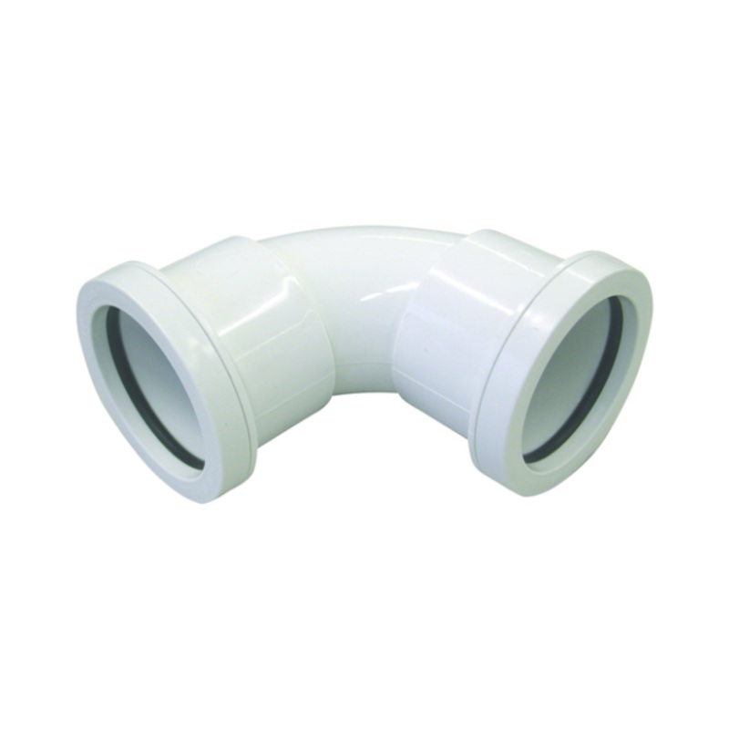 32mm 87.5 Osma Push-Fit Waste Bend – Wavin (White)  4W161W