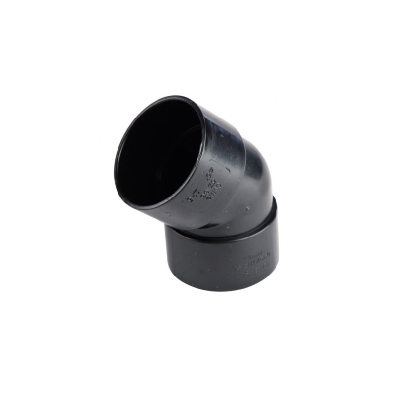 32mm Osma Weld Waste Bend 45 Degree – Wavin (Black) – 4Z163B