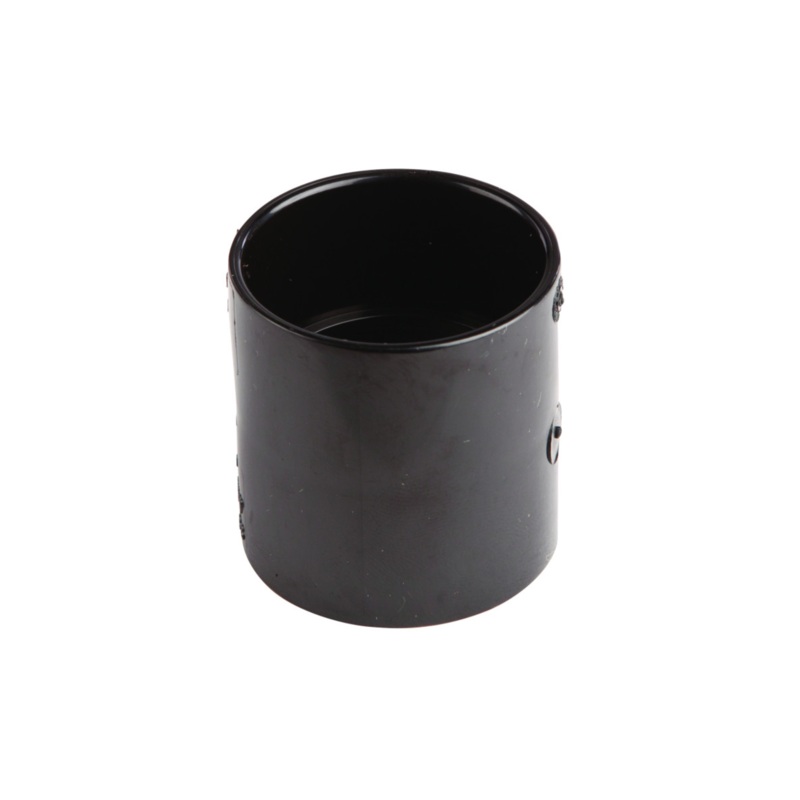 50mm Osma Weld Waste Double Socket – Wavin (Black) – 2Z104B