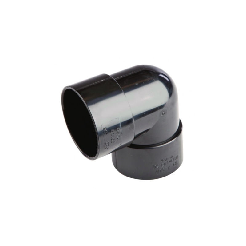 50mm Osma Weld Waste Knuckle Bend 90 Degree – Wavin (Black) – 2Z160B