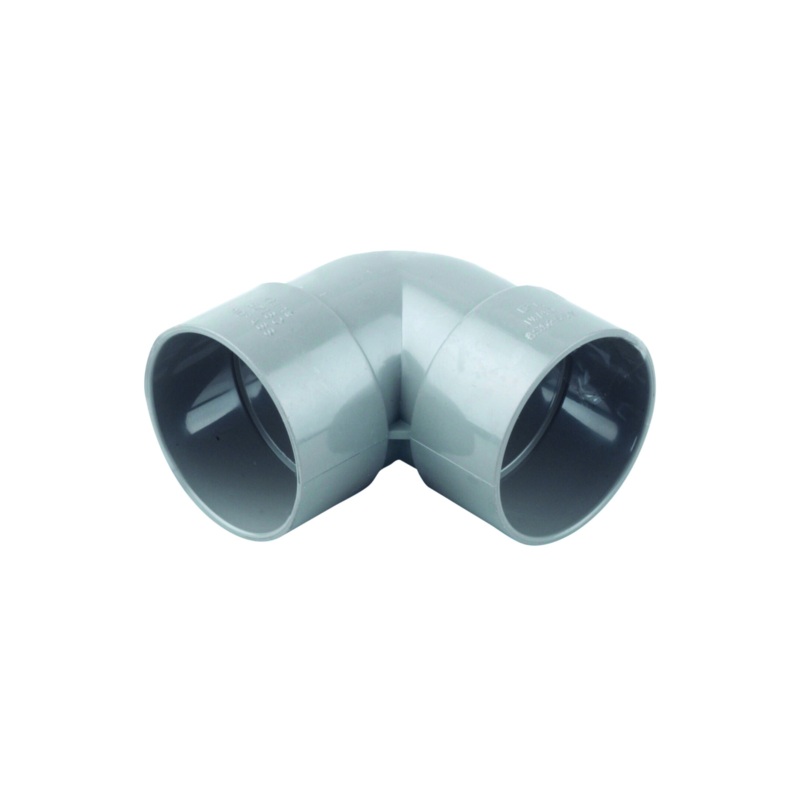 50mm Osma Weld Waste Knuckle Bend 90 Degree – Wavin (Grey) – 2Z160G