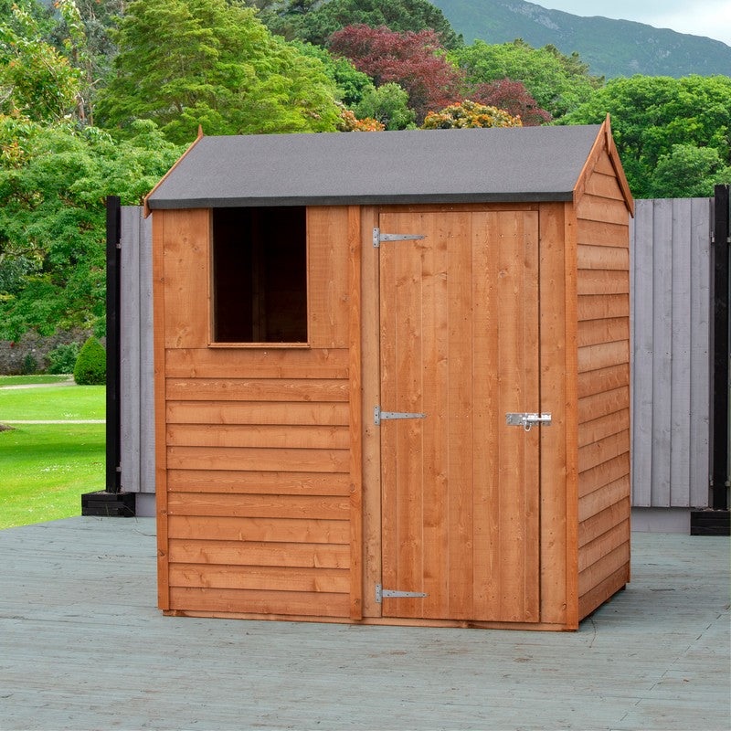 Shire Ashworth 6′ 2 x 4′ 4 Reverse Apex Shed – Premium Pressure Treated Overlap