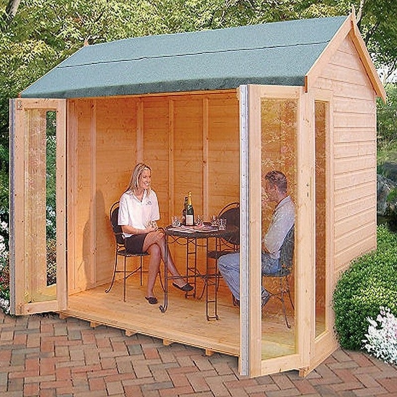 Shire Blenhiem 10′ 2 x 6′ 5 Apex Summerhouse – Premium Dip Treated Shiplap