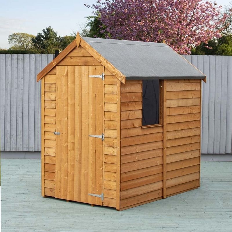 Shire Cromer 4′ 5 x 6′ 3 Apex Shed – Premium Pressure Treated Overlap