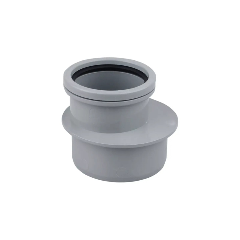 110mm 82mm OsmaSoil Single Socket Reducer – Wavin (Grey) – 4S095G