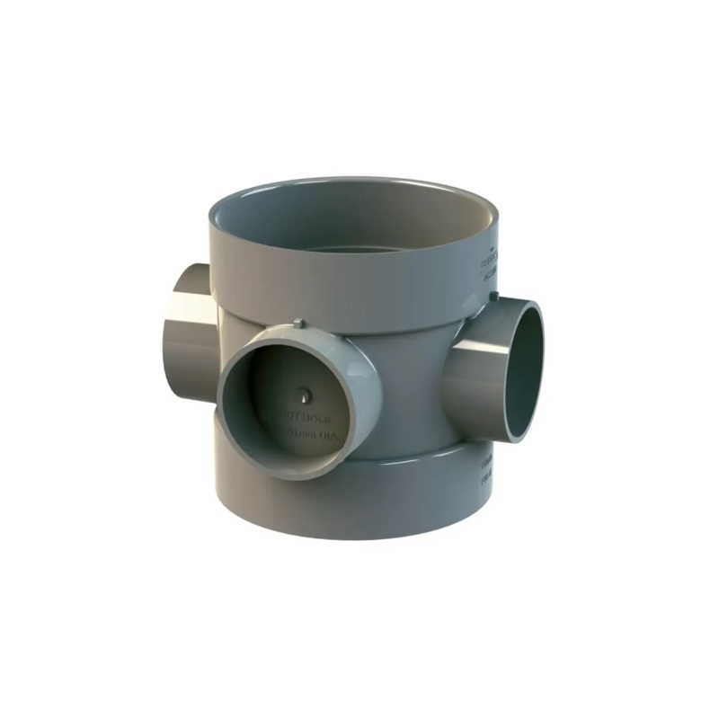 110mm Osma Short Boss E D/SW – Wavin (Grey)  4CS588SE