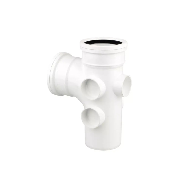 110mm OsmaSoil 5Boss Access Branch 87.5 – Wavin (White) – 4S195W