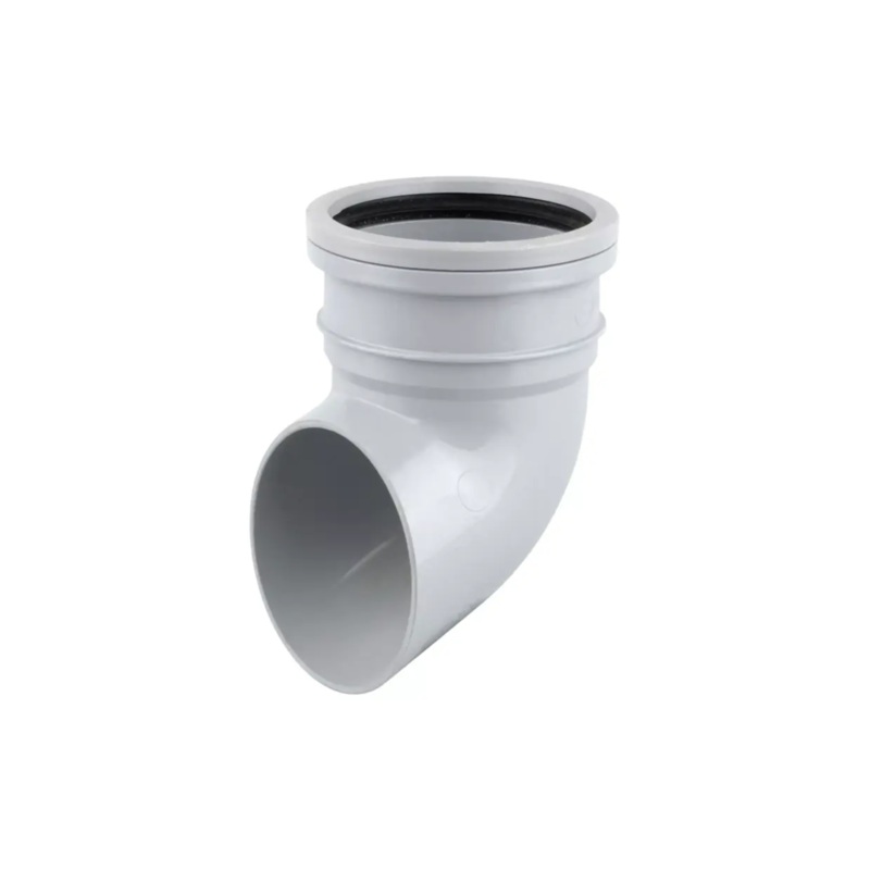 110mm OsmaSoil Single Socket Pipe Shoe – Wavin (Grey) – 4S288G