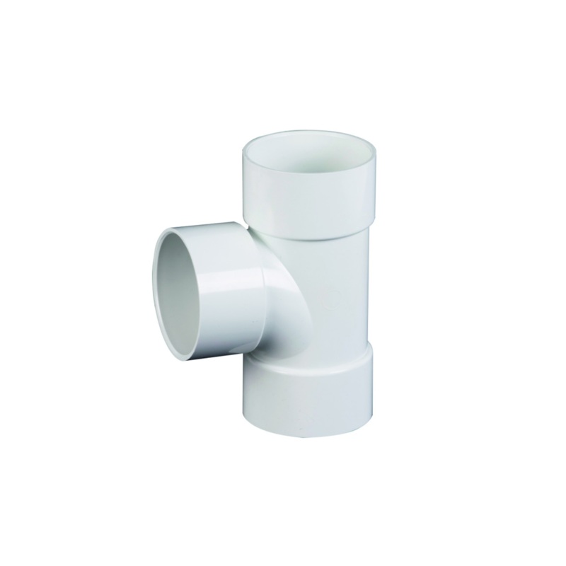 50mm Osma Waste Tee 87.5 Degree – Wavin (White) – 2M190W