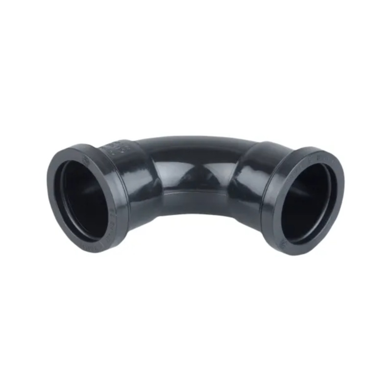 87.5 32mm OSMA PushFit Waste Bend – Wavin (Black)  4W161B