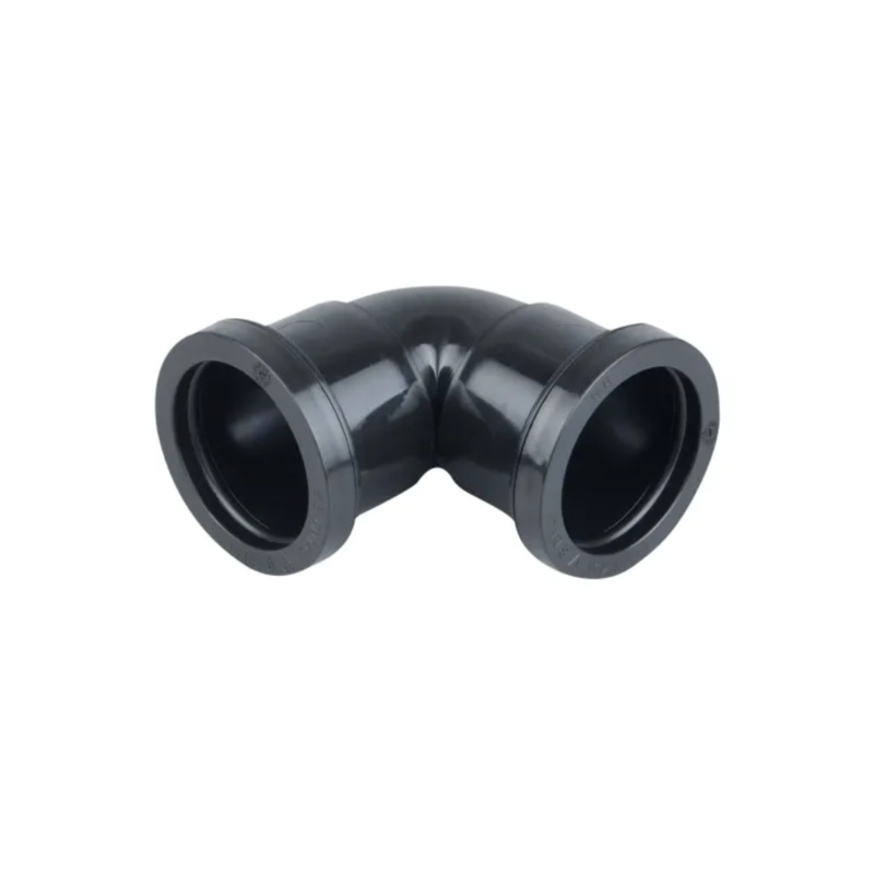 90 40mm Osma PushFit Waste Knuckle Bend – Wavin (Black)  5W160B