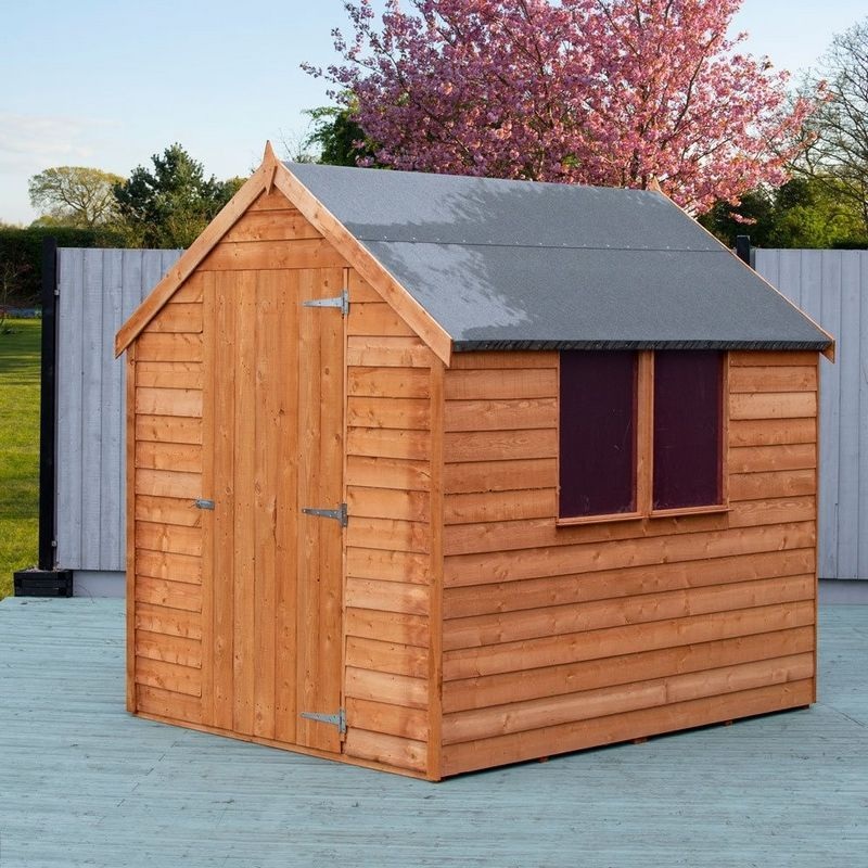 Shire Cambridge 5′ 9 x 6′ 11 Apex Shed – Budget Dip Treated Overlap
