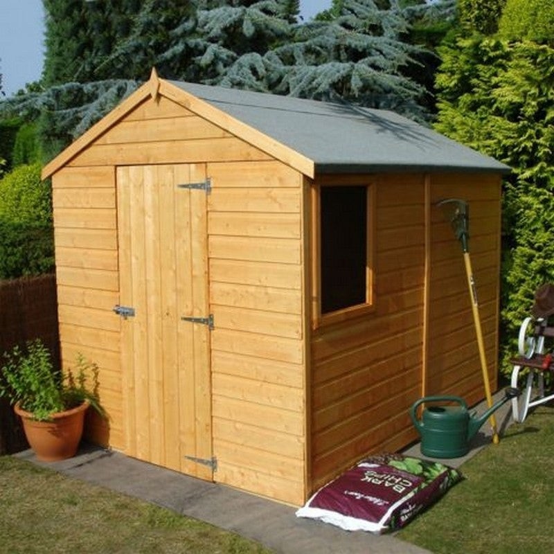 Shire Cambridge 6′ x 8′ 1 Apex Shed – Premium Pressure Treated Overlap