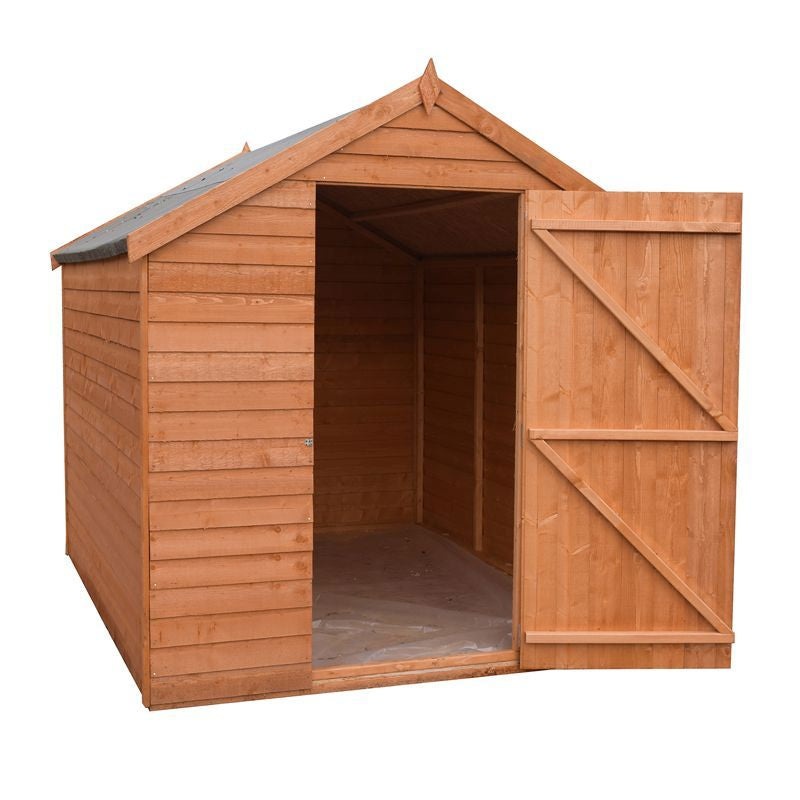 Shire Canterbury 6′ 5 x 8′ 1 Apex Shed – Classic Dip Treated Overlap