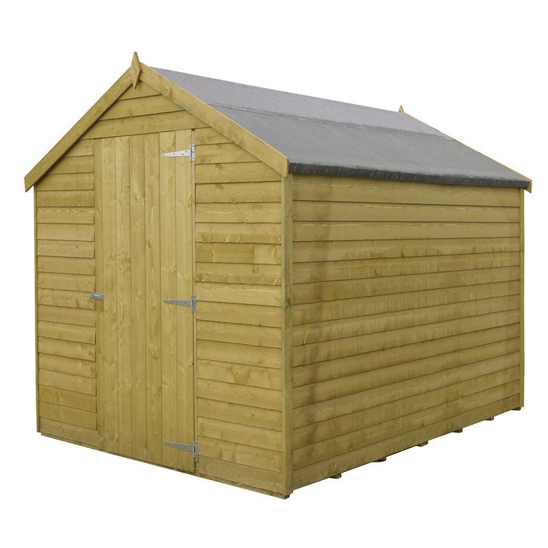 Shire Canterbury 6′ 5 x 8′ 1 Apex Shed – Premium Pressure Treated Overlap