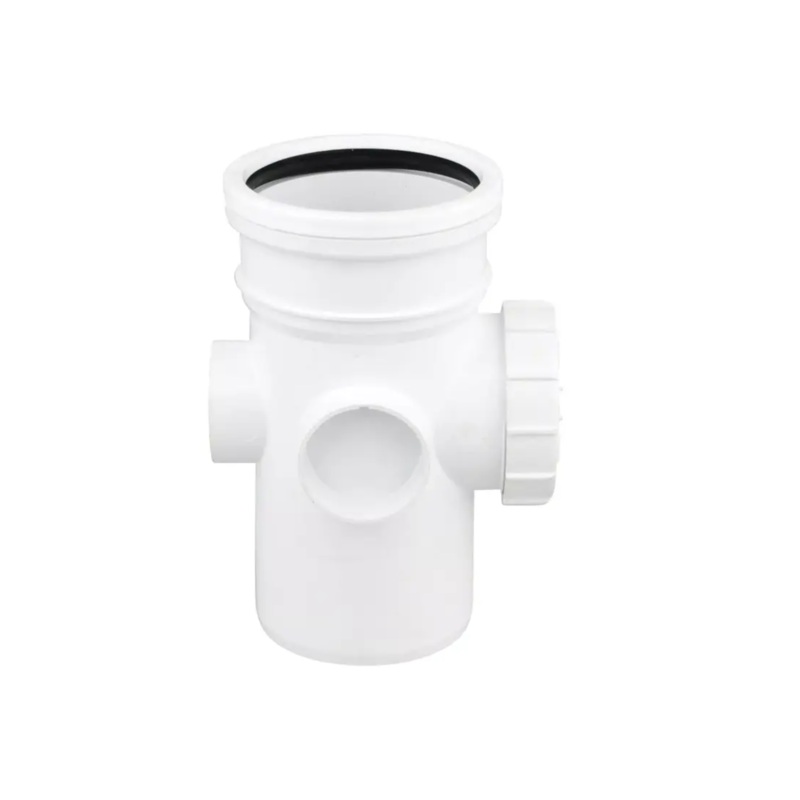 110mm OsmaSoil Ring Seal Bossed Access Pipe – Wavin (White) – 4S274W