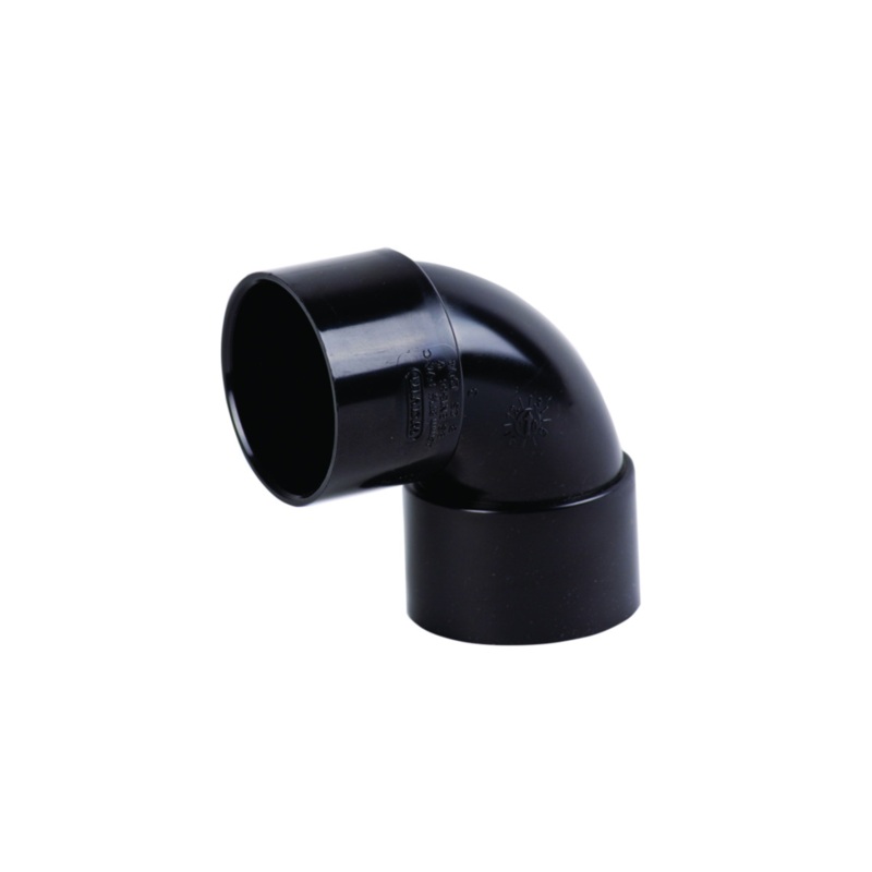 32mm Osma Waste Bend 87.5 Degree – Wavin (Black) – 4M161B