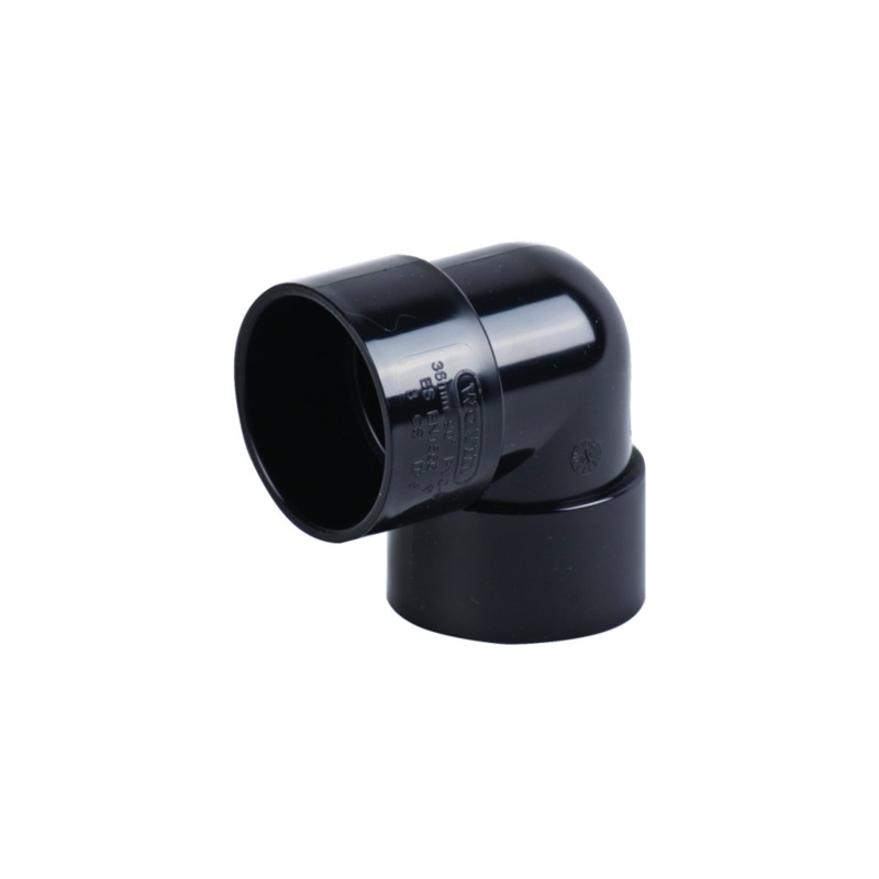 32mm Osma Waste Knuckle Bend 90 Degree – Wavin (Black) – 4M160B