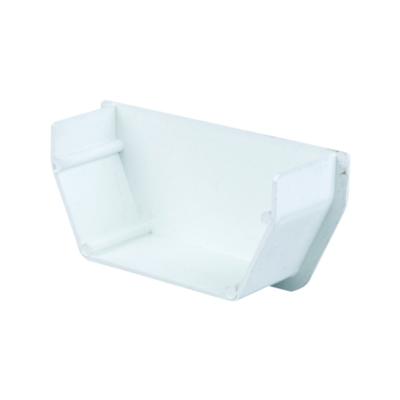 100mm Osma SquareLine Internal Stop End – Wavin (White)  4T810W