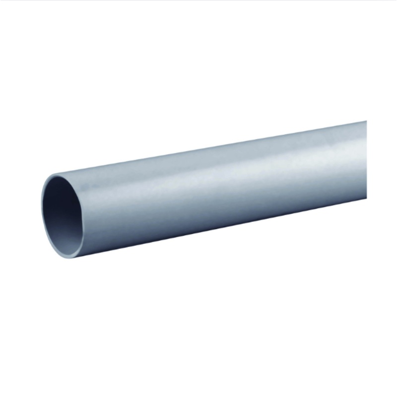 110mm 3m OsmaSoil Plain Ended Pipe – Wavin (Grey)  4S073G