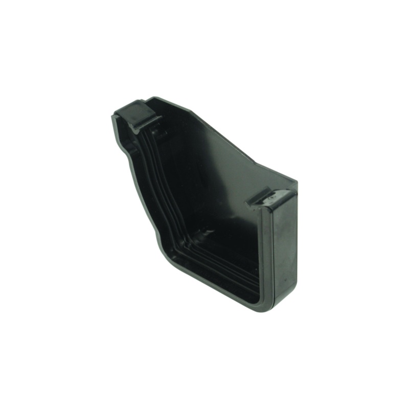 111mm Osma Stormline Stopend External Left-Hand – Wavin (Black) – 8T841B