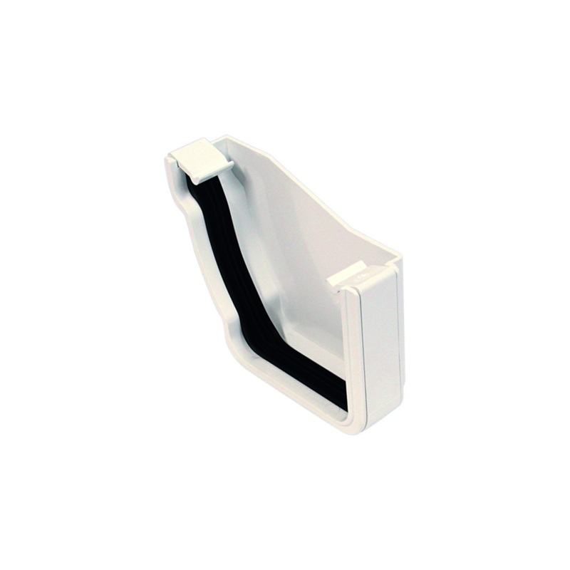 111mm Osma Stormline Stopend External Left-Hand – Wavin (White) – 8T841W