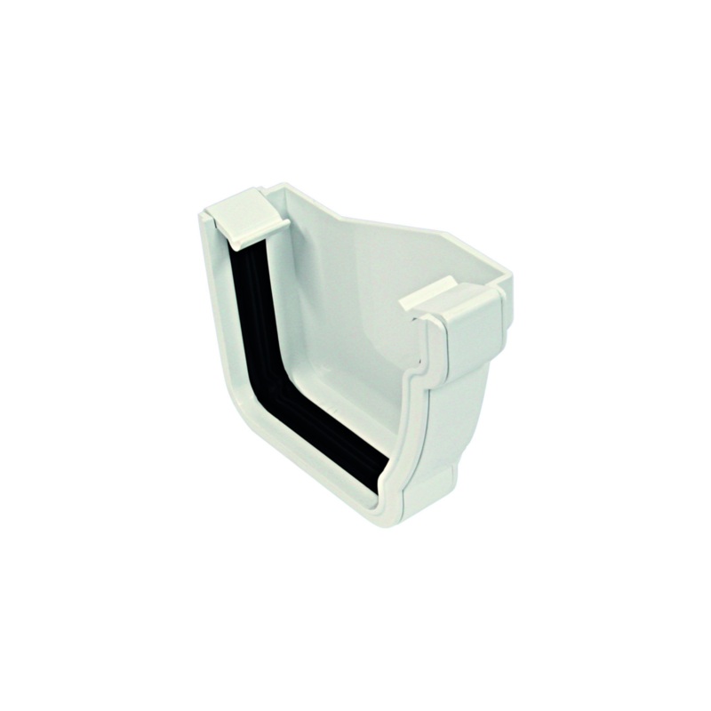 111mm Osma Stormline Stopend External Right-Hand – Wavin (White) – 8T851W