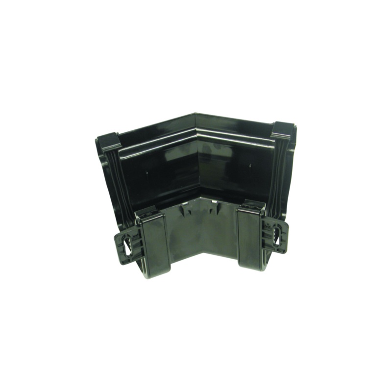 111mm x 45 Osma Stormline Gutter Angle External – Wavin (Black) – 8T854B