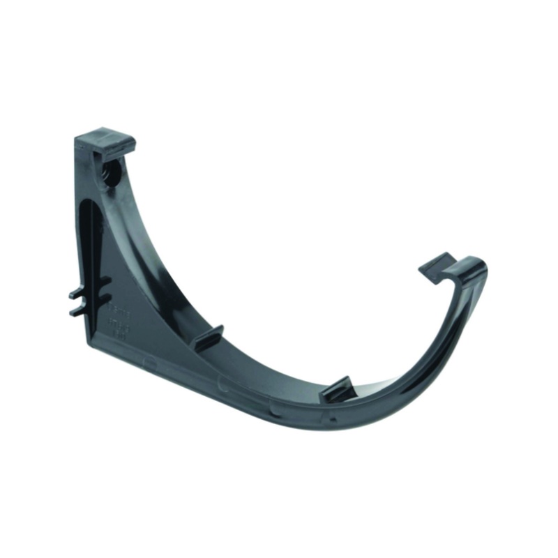 112mm Osma RoofLine Half-Round Gutter Support Bracket – Wavin (Black)  6T619B