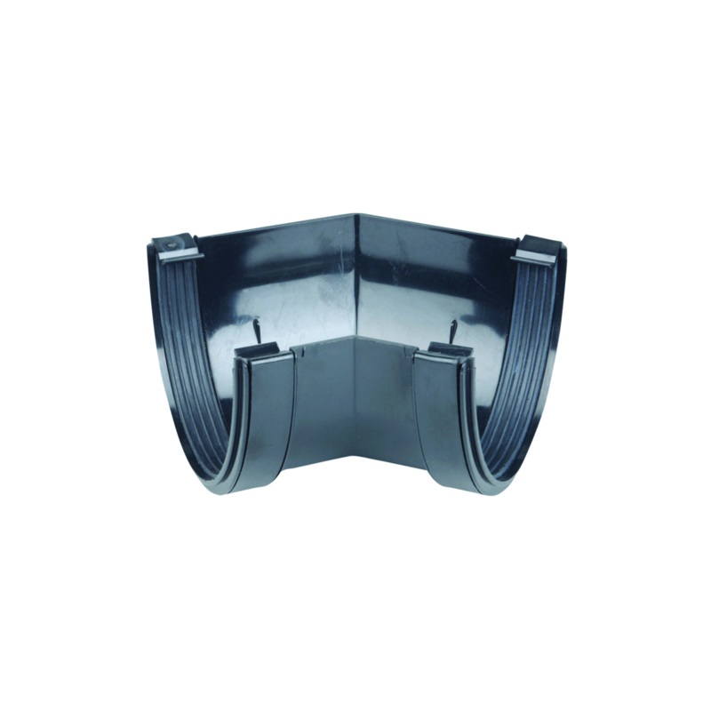 113mm Osma DeepLine Fabricated Gutter Angle – Wavin (Black) – 9T999B