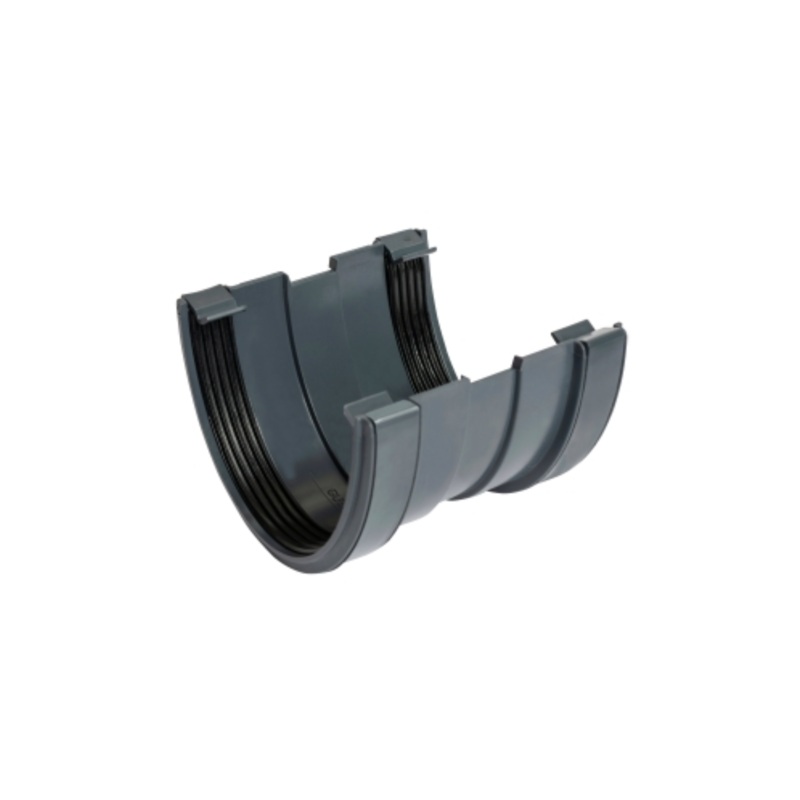 113mm Osma Deepline Gutter Union – Wavin (Grey) – 9T909AG