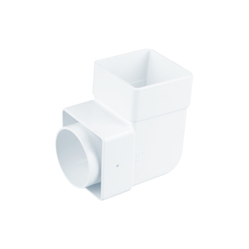 61mm Osma SquareLine Pipe Bend 87.5 – Wavin (White)  4T862W