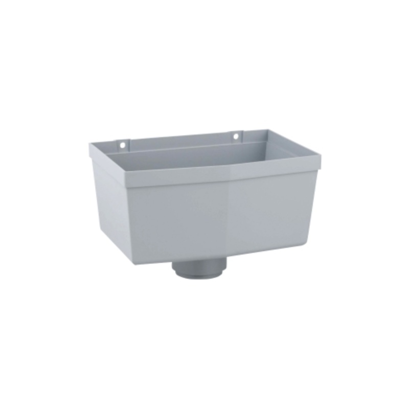68mm Osma RoundLine Hopper Head – Wavin (Grey) – 0T332AG