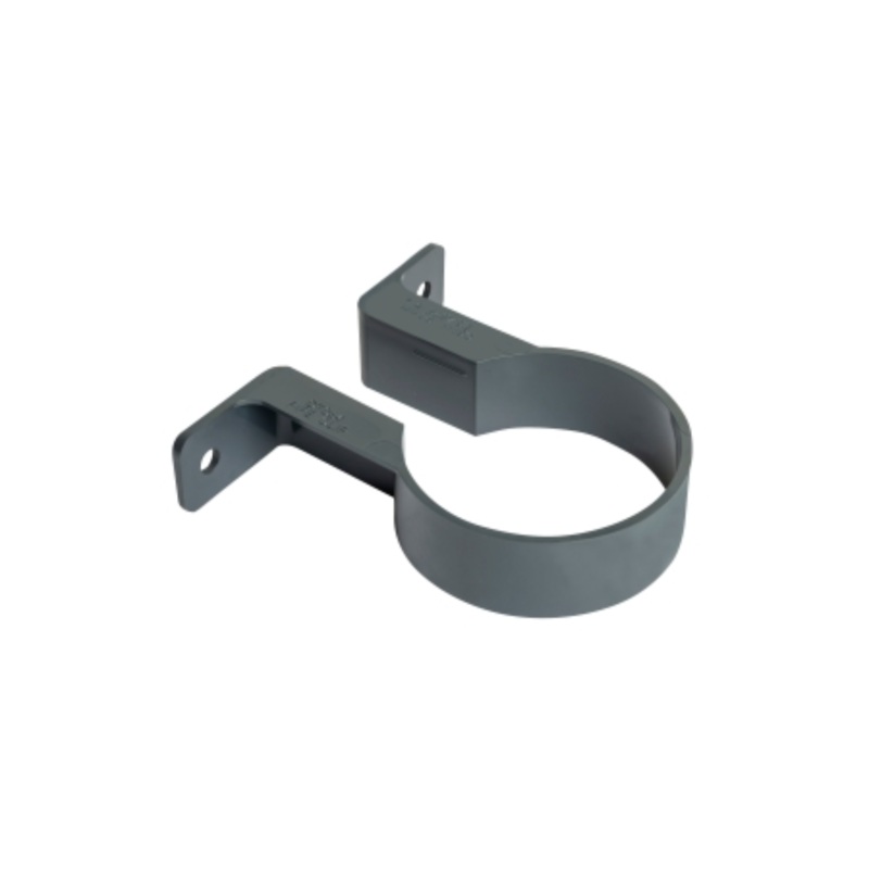 68mm Osma Roundline Pipe Bracket – Wavin (Grey) – 0T034AG