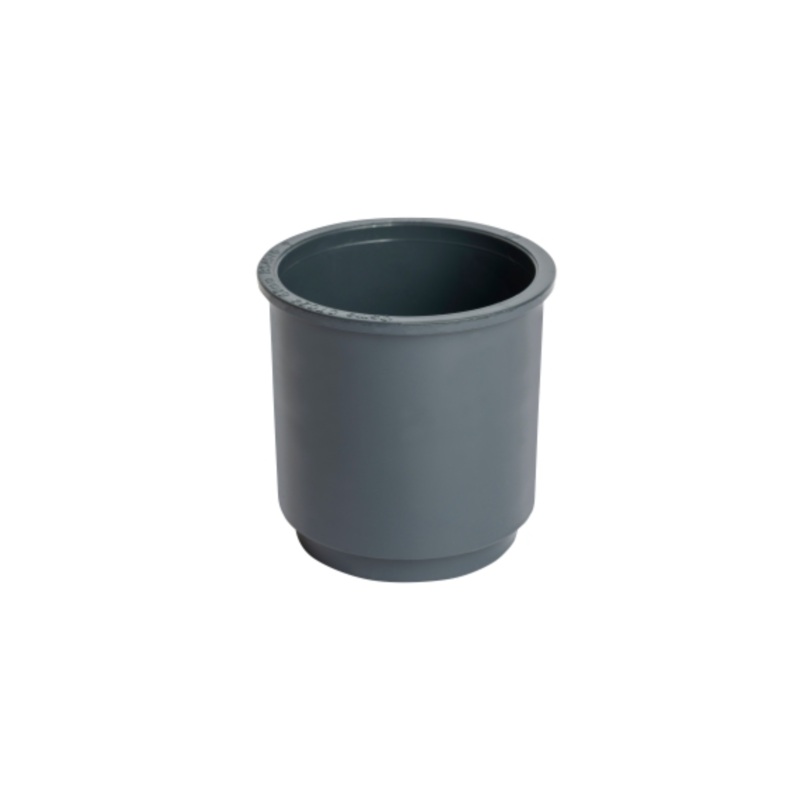 68mm Osma RoundLine Pipe Connector – Wavin (Grey) – 0T024AG