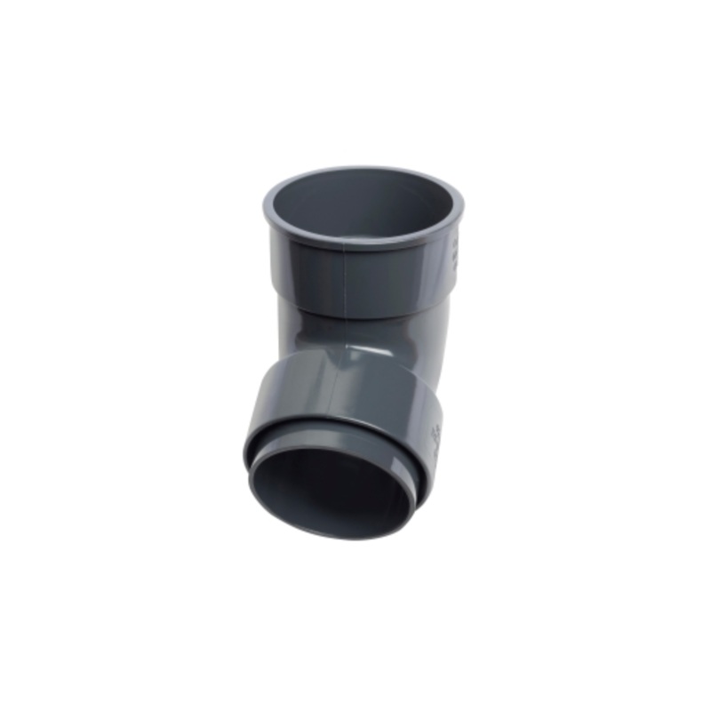 68mm x 67.5 Osma Roundline Offset Bend Socket – Wavin (Grey) – 0T025AG