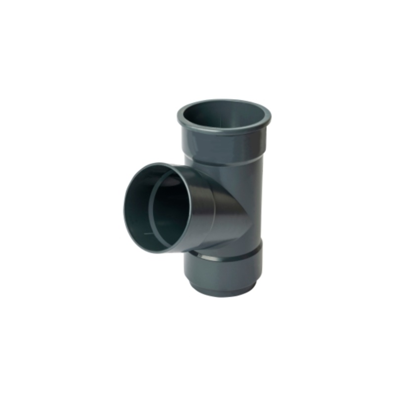 68mm x 67.5 Osma Roundline Pipe Branch – Wavin (Grey) – 0T035AG