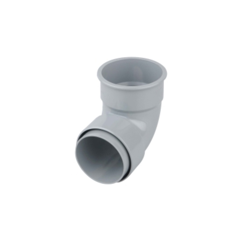 68mm x 87.5 Osma RoundLine Pipe Bend – Wavin (Grey) – 0T161AG