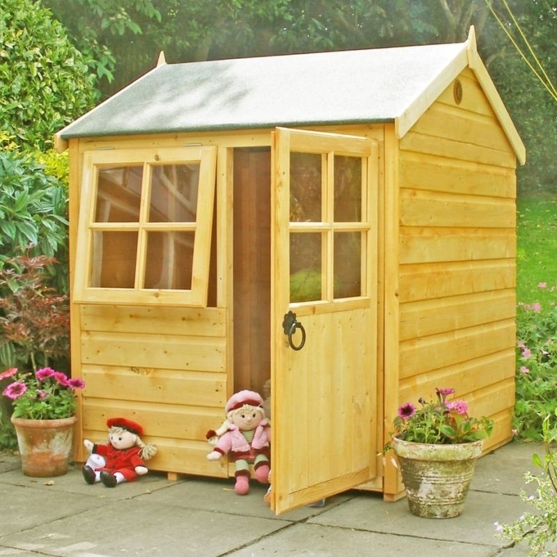 Shire Bunny 3′ 10 x 3′ 10 Apex Children’s Playhouse – Premium Dip Treated Shiplap