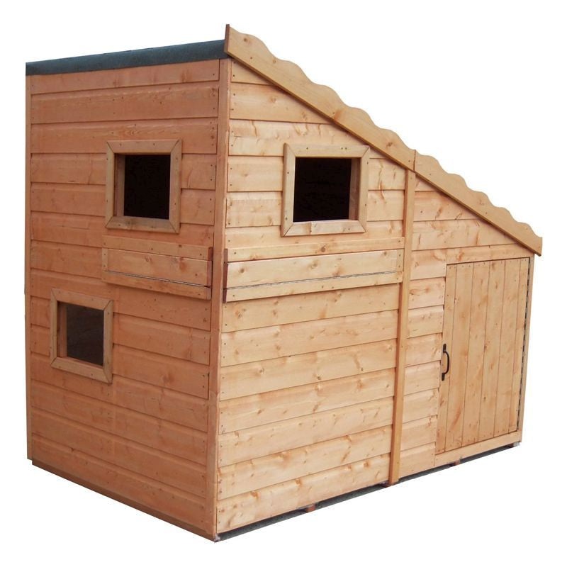 Shire Command Post 5′ 10 x 3′ 10 Pent Children’s Playhouse – Premium Dip Treated Shiplap