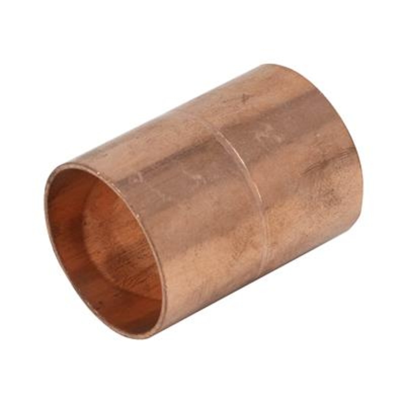 10mm Endfeed Straight Coupling (Copper)  EFC-10