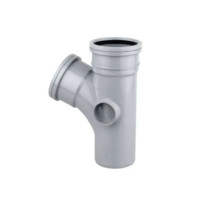 110mm x 67.5 OsmaSoil RingSeal Single Socket Branch – Wavin (Grey)  4S200G