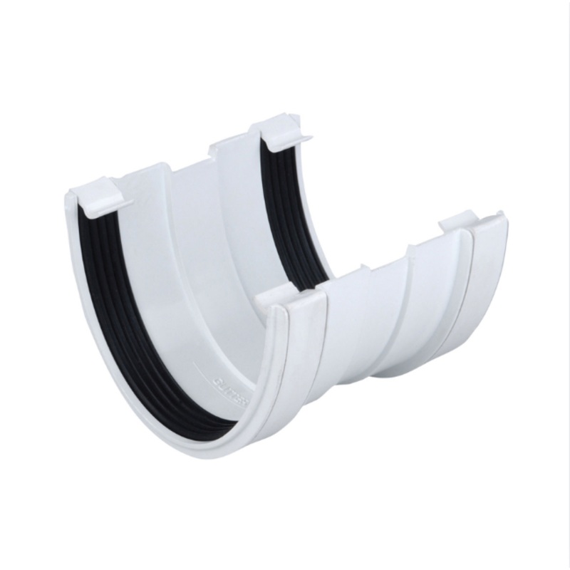 113mm Osma Deepline Gutter Union Bracket – Wavin (White)  9T909W