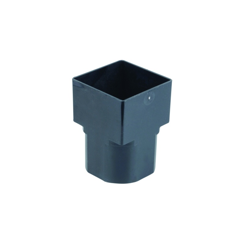 61mm Osma Squareline Drain Adaptor – Wavin (Black) – 4T836B