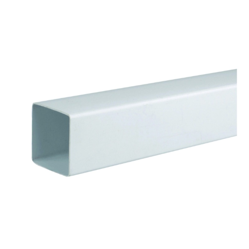 61mm x 4M Osma SquareLine PVC-U Downpipe – Wavin (White)  4T884W