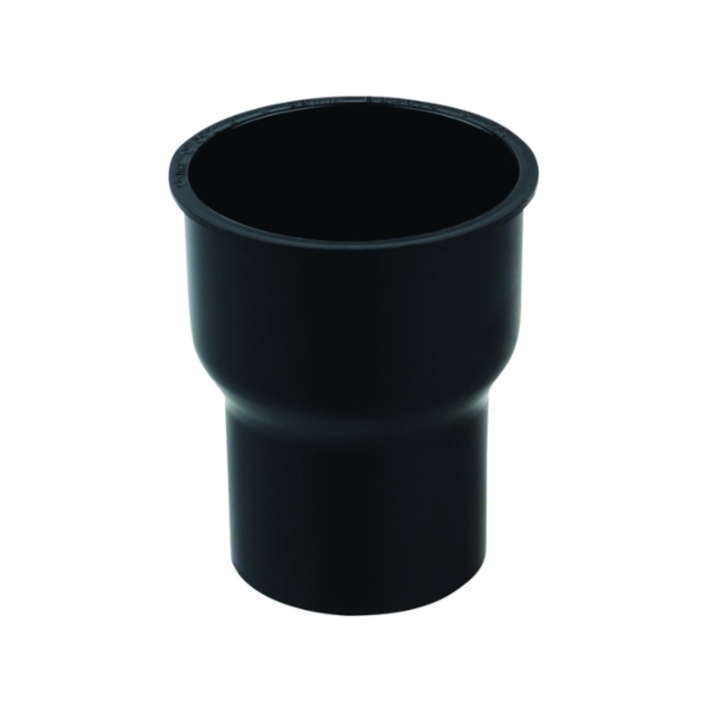 68mm Osma RoundLine Connector to 2.5 Cast Iron Pipe – Wavin (Black)  0T092B